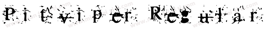Pitviper Regular.ttf字体转换